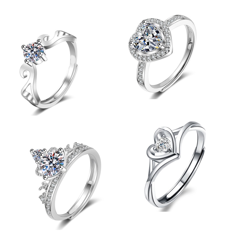 Nhẫn Hở Điều Chỉnh Được Kích Thước Thời Trang Cho Nữ