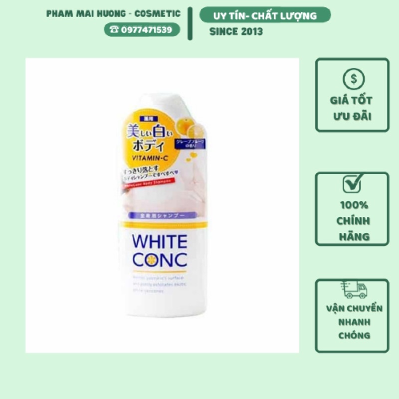 Sữa tắm dưỡng trắng da White Conc 360ml