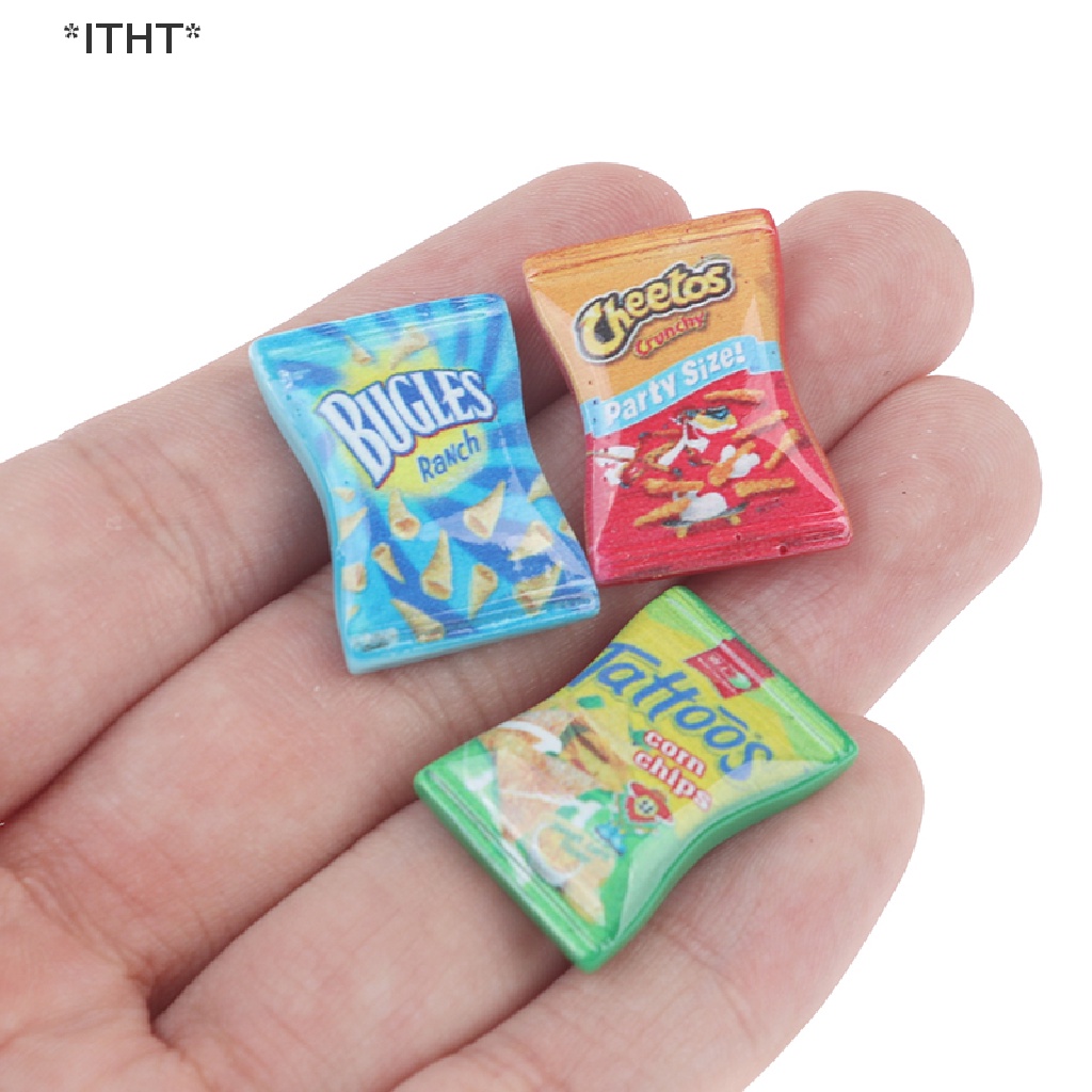 Bộ 10 mô hình kẹo 1: 12 1: 6 trang trí nhà búp bê xinh xắn