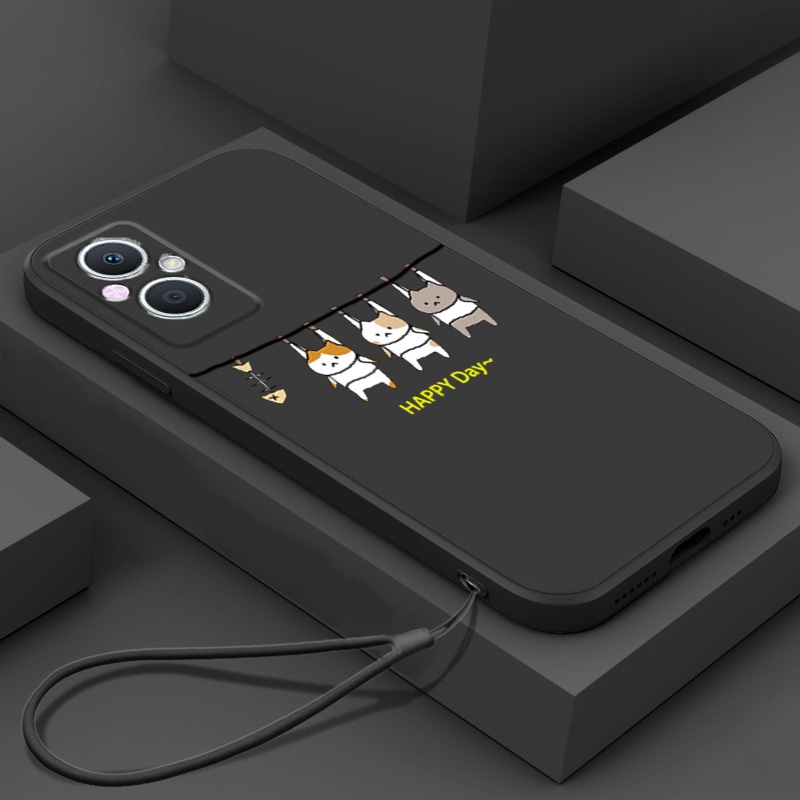Ốp lưng OPPO RENO 7Z 5g RENO 7 Z 5g Reno7 Z 5g Ốp Điện Thoại Silicone Mềm In Hình Mèo LSMM01 Cho OPPO RENO 7Z 5g RENO 7 Z 5g Reno7 Z 5g viền vuông cute