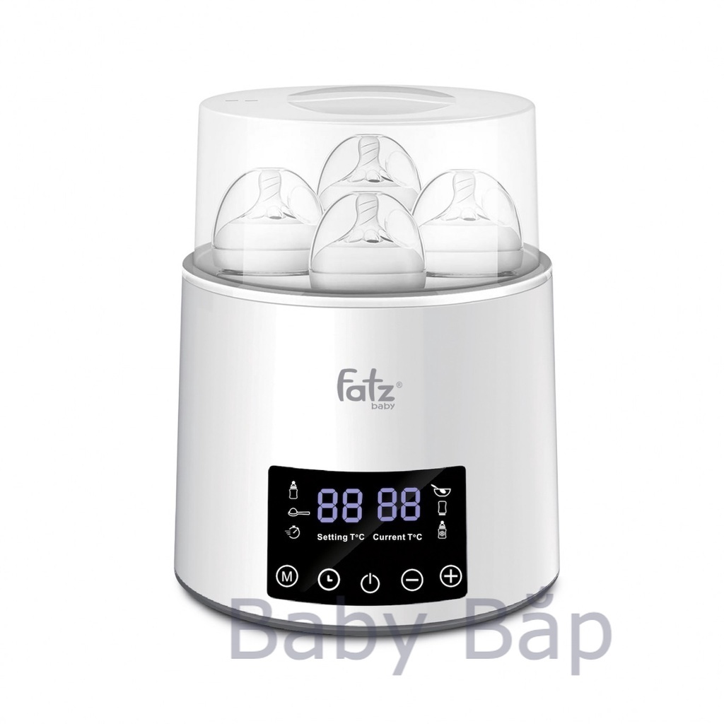 MÁY HÂM SỮA TIỆT TRÙNG ĐIỆN TỬ 4 BÌNH - QUATRO 1 - FATZ BABY FB3015CY