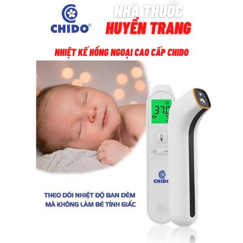 [FREESHIP+ CHÍNH HÃNG]Nhiệt kế điện thử Cao cấp CHIDO 2021 đo nước pha sữa, đo nhiệt độ từ xa cho trẻ, người lớn.