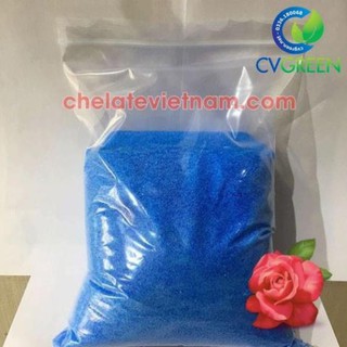 Đồng Sunfat (CuSO4.5H2O) tan hoàn toàn trong nước (túi 1kg)
