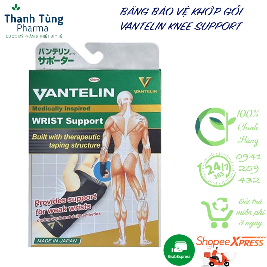 {CHÍNH HÃNG} BĂNG BẢO VỆ KHỚP GỐI VANTELIN KNEE SUPPORT