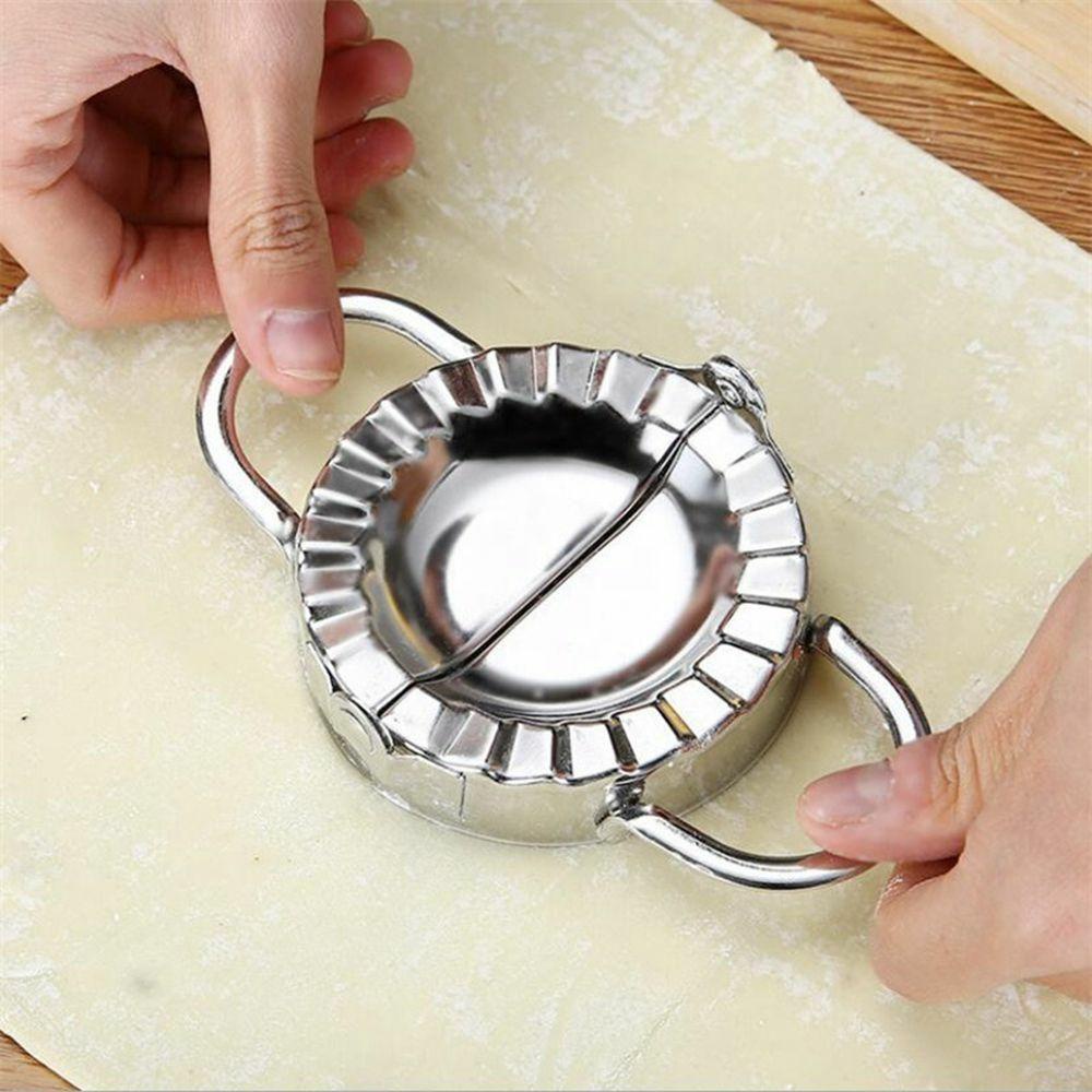 Khuôn Làm Há Cảo Bằng Thép Không Gỉ DIY 3 Ngăn Tiện Lợi Dành Cho Nhà Bếp