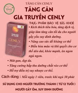 THẢO MỘC TĂNG CÂN CENLY