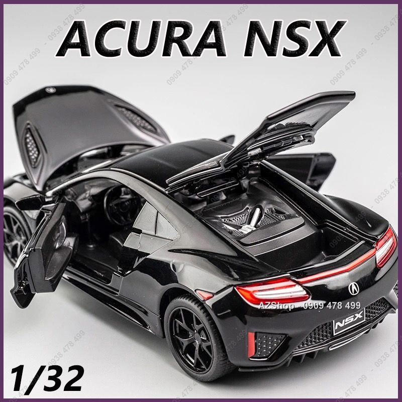 Xe Mô Hình Kim Loại Acura Nsx 2018  Tỉ Lệ 1:32 -  9791B