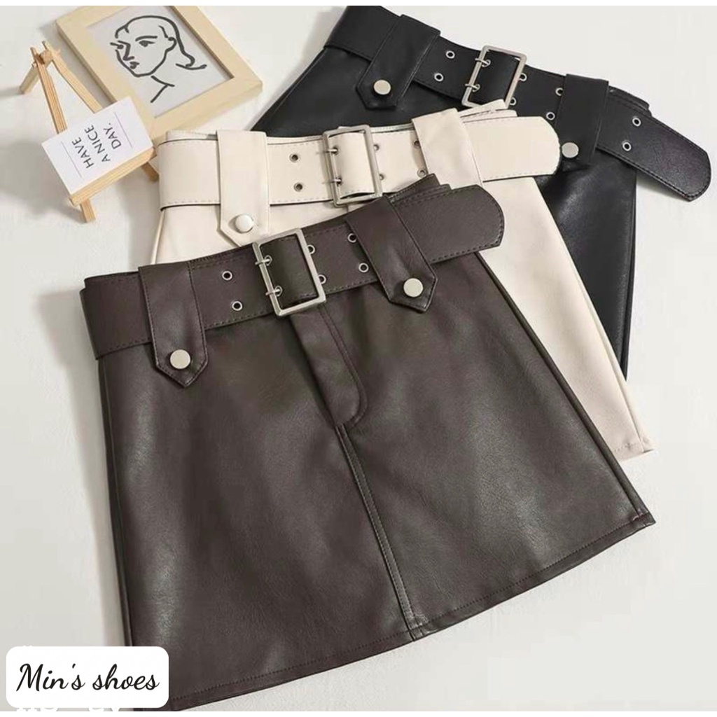 Min's Shoes - Chân Váy Da Trẻ Trung Sang Trọng Cv172