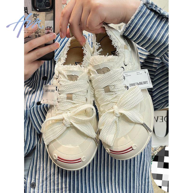 Giày Thể Thao Vải Canvas Đế Dày Phong Cách Mới Mùa Hè 2022