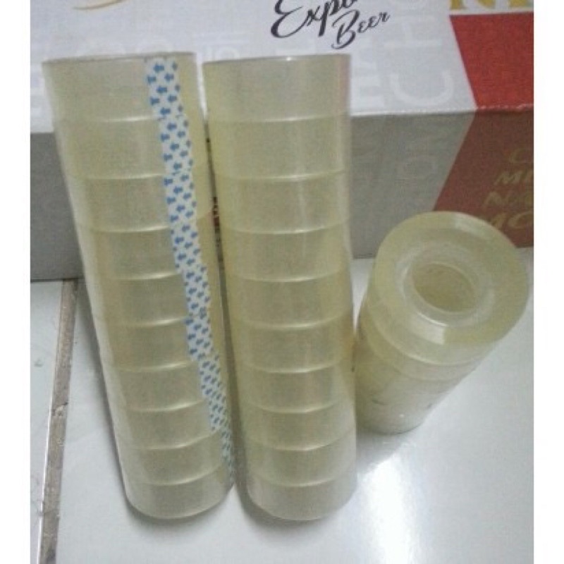 10 cuộn băng keo nhỏ văn phòng