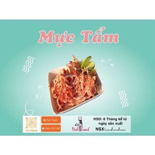[Heli Food] Mực tẩm, Mực xé hấp nước dừa [200g]