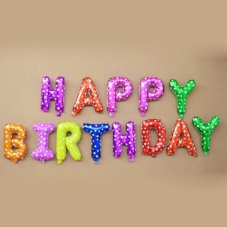 Chữ hơi bóng bay happy birthday