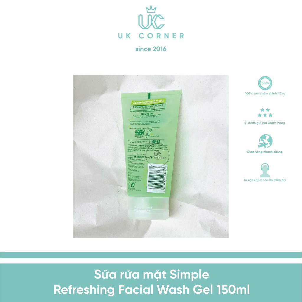 Sữa rửa mặt Simple Wash Gel | BigBuy360 - bigbuy360.vn