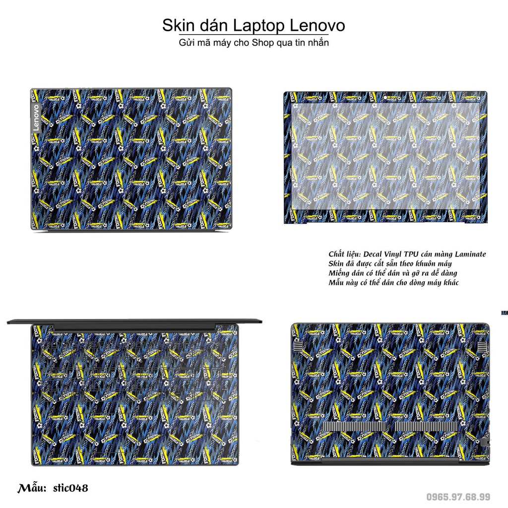 Skin dán Laptop Lenovo in hình Hoa văn sticker nhiều mẫu 8 (inbox mã máy cho Shop)