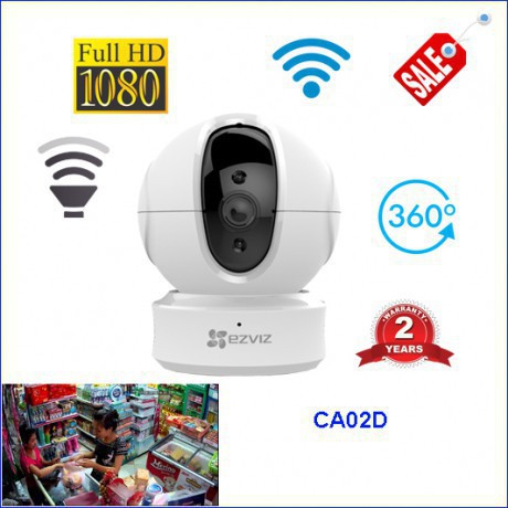 Camera không dây wifi quay 360 độ ezviz c6n Full HD 1080P