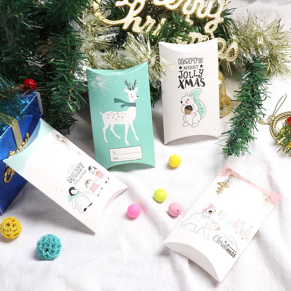 Set 10 / 20 Túi Giấy Đựng Quà Màu Trắng Và Đen