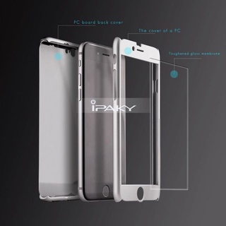 Ốp lưng Iphone  6/6s, 6/6s Plus chống sốc 2 mặt (có kính cường lực)