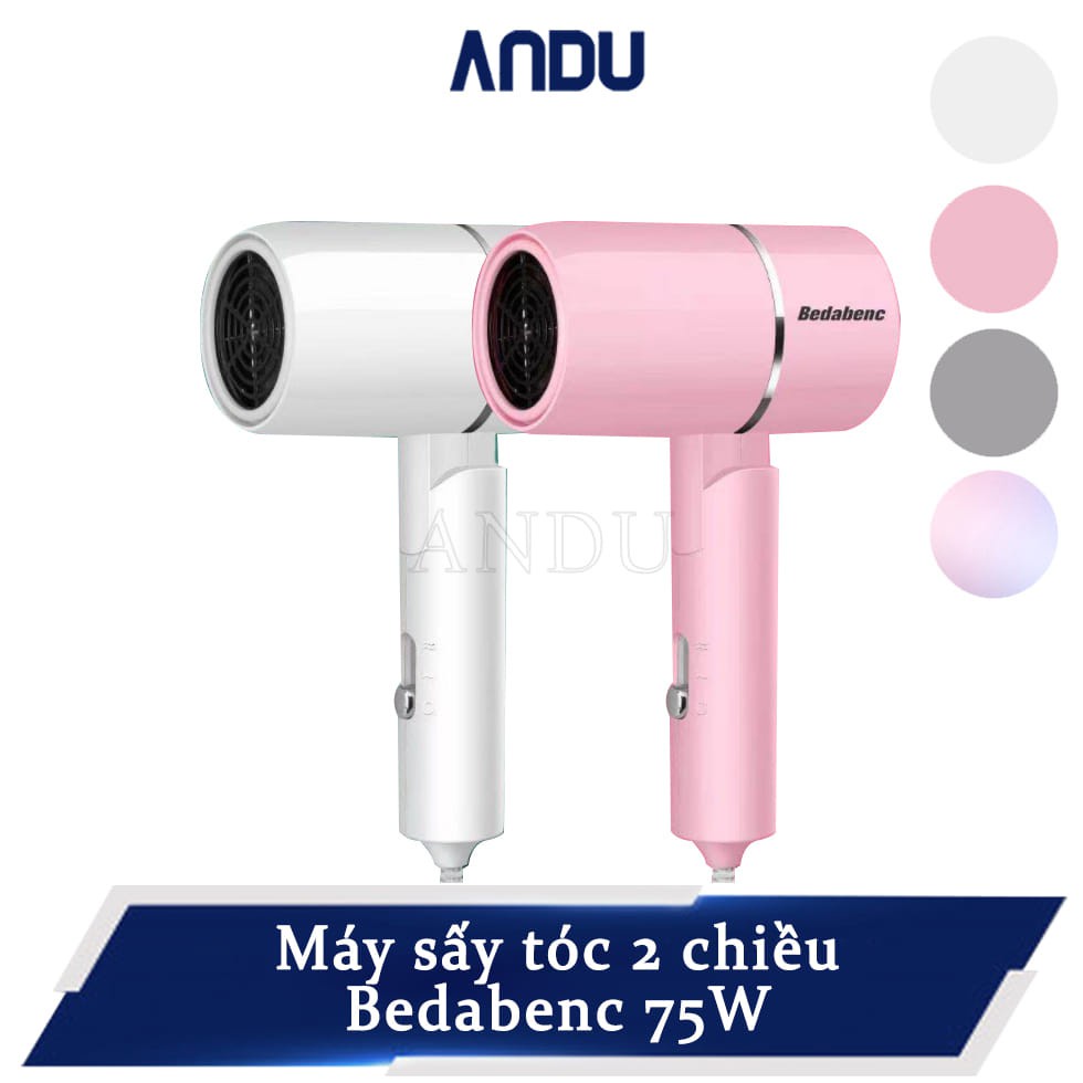 Máy Sấy Tóc 2 Chiều Nóng Lạnh 3 Chế Độ Gió Không Gây Hư Tổn Tóc Công Suất Lớn, Chăm Sóc Và Tạo Kiểu Chuẩn Salon