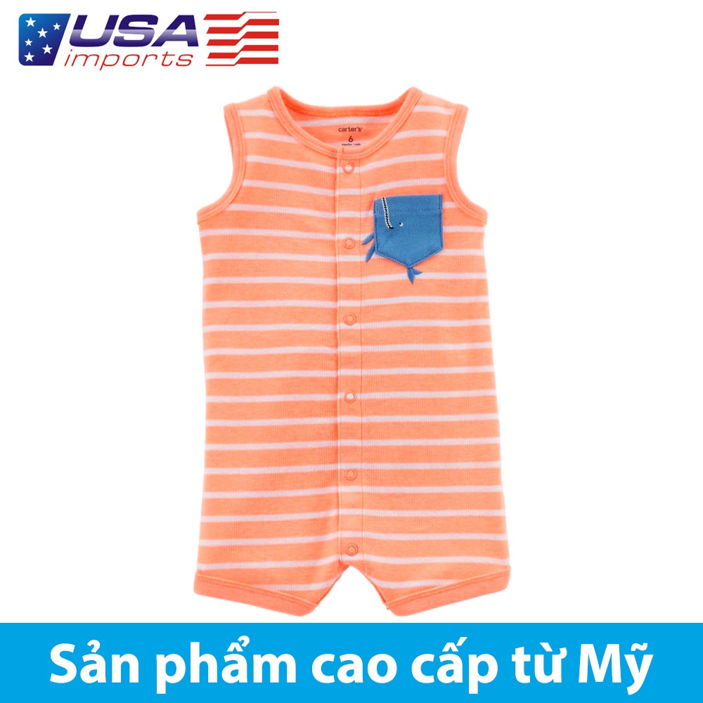 Romper áo liền quần cotton Car-tờ Auth Từ Mỹ (118H911) | BigBuy360 - bigbuy360.vn