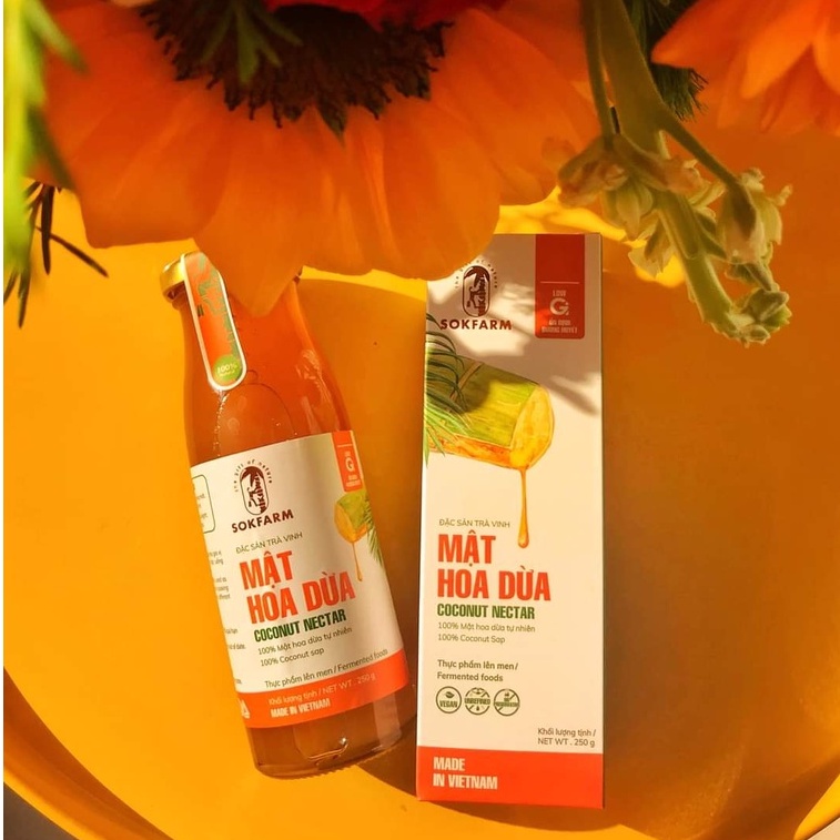 Mật hoa dừa 250g thuần chay, thuần thực vật