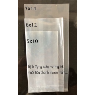|ĐỦ SIZE - HÀNG SẴN| 🍜 Túi/ Bịch nilong dẻo 🍜 đựng nước chấm, nước mắm, nước lèo, nước lẫu
