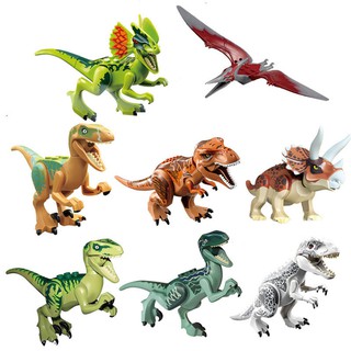 Đồ Chơi Lắp Ráp Mô Hình Khủng Long Tyrannosaurus Rex Velciraptor