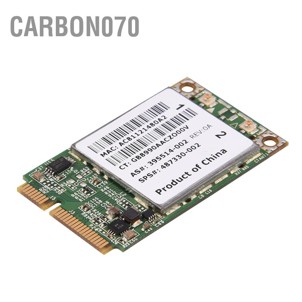 Hàng Sẵn Card WIFI Intel không dây mini PCI-E băng tần kép 2.4G + 5G chuyên nghiệp cho HP / MAC / DELL / Acer【Carbon070】