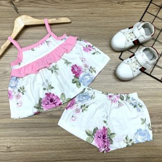 Bộ bánh bèo 2 dây bé gái