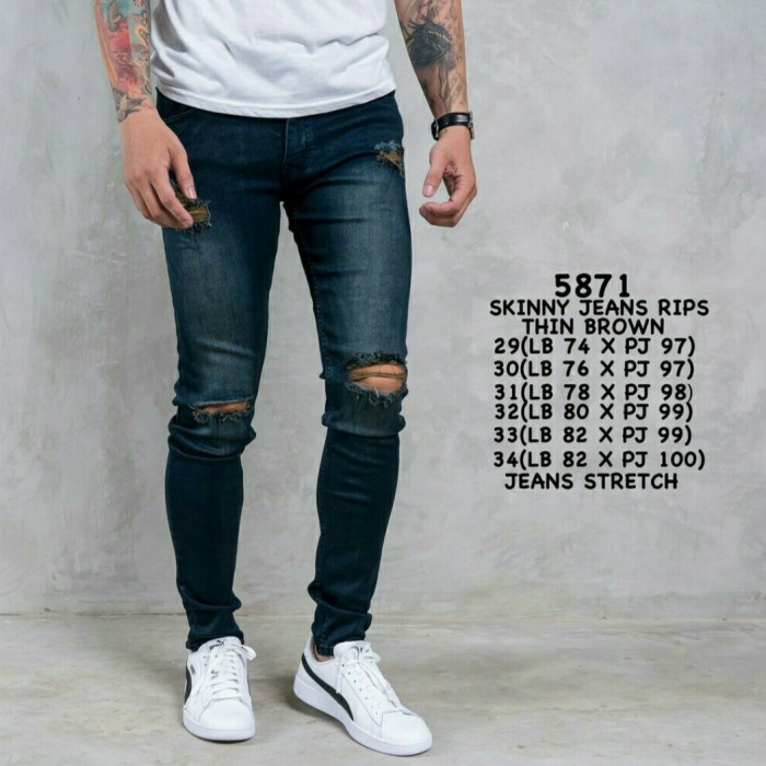 Quần Jeans rách chất liệu mềm mại cho nam G3J3