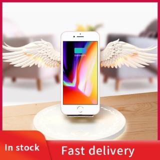 Đế Sạc Nhanh Không Dây 10w 3.0 Hình Cánh Thiên Thần Cho Iphone X Xr 8 Plus