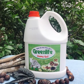 Nước rửa chén Greenlife dung tích 4000ml thơm mùi hương quế