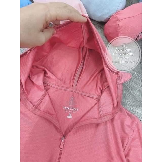 Áo Chống Nắng Nữ 🍀FRRESHIP🍀Áo Chống Nắng Thông Hơi Túi Cuộn Mát Mềm | BigBuy360 - bigbuy360.vn