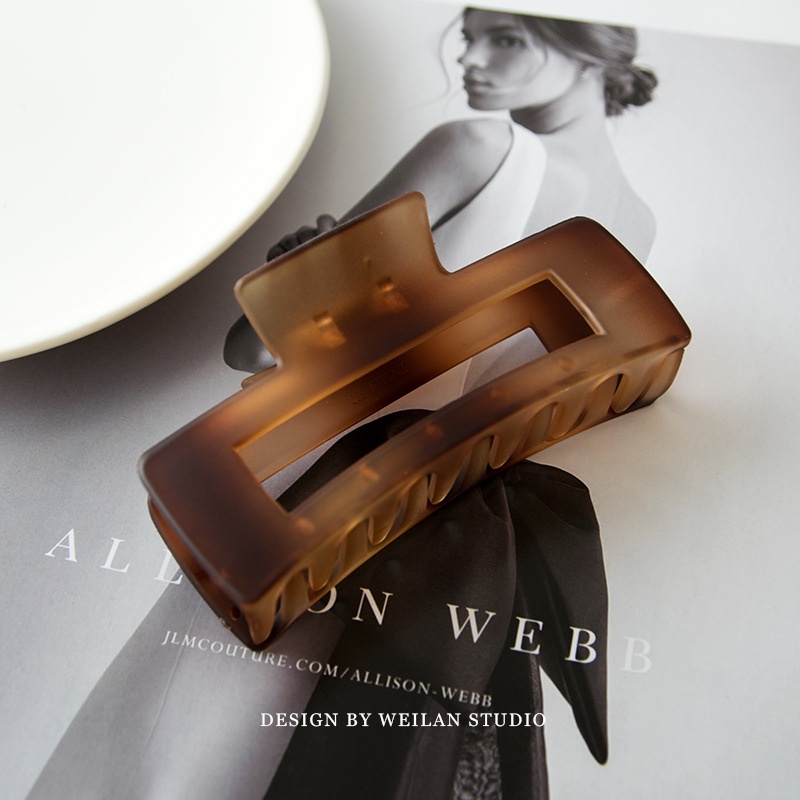 Kẹp Tóc Càng Cua Nhật Bản Màu Vỏ Rùa Phụ Kiện Thời Trang Cho Nữ AB074