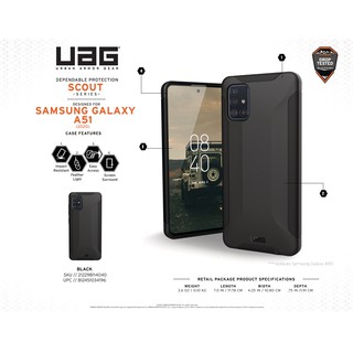 Ốp lưng UAG Samsung Galaxy A51 2019 Scout
