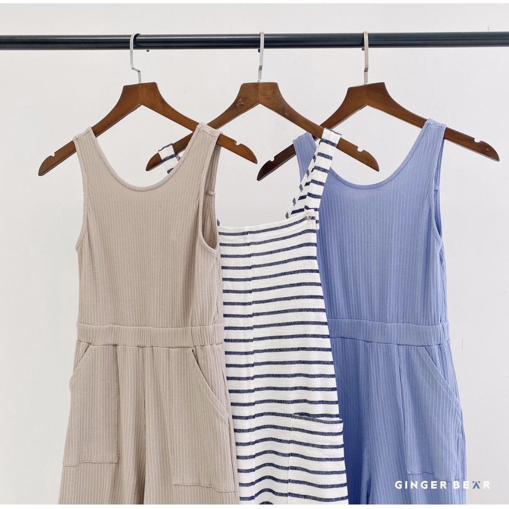 GingerBear - Jumpsuit Kẻ Sọc - Zebraaa Jumpsuit ( Có Ảnh Chụp Tại Cửa Hàng )