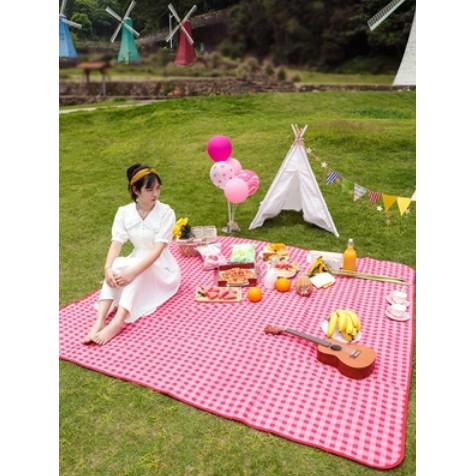 THẢM DÃ NGOẠI, DU LỊCH, PICNIC CAO CẤP - Chống thấm nước, họa tiết caro, gấp gọn tiện lợi - 2 kích thước dễ lựa chọn ! | BigBuy360 - bigbuy360.vn