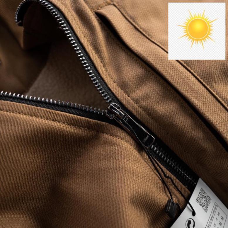 ÁO KHOÁC KAKI ZARA MEN LÓT LÔNG VẢI DƯ CAO CẤP VNXK