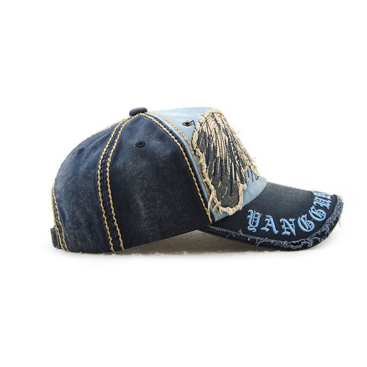 NÓN KẾT JEANS RÁCH HÀNG NHẬP MŨ JEANS ĐINH TÁN NGÔI SAO BỤI BẶM