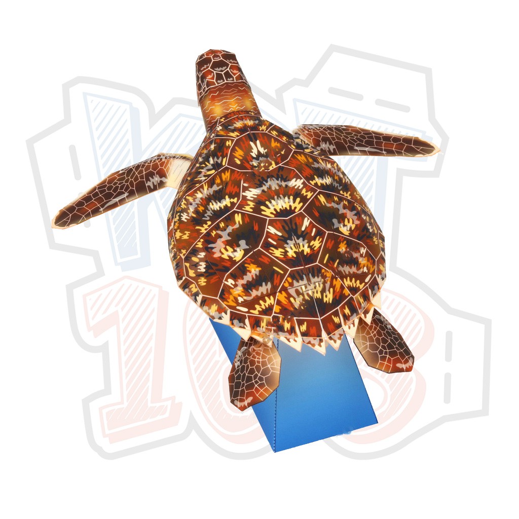 Mô hình giấy động vật Rùa biển