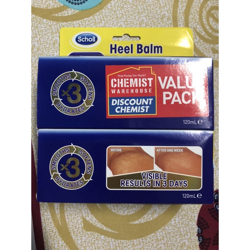 Kem hỗ trợ nứt và dưỡng gót chân #Eulactol Heel Balm Gold 120ml Twin Pack | BigBuy360 - bigbuy360.vn