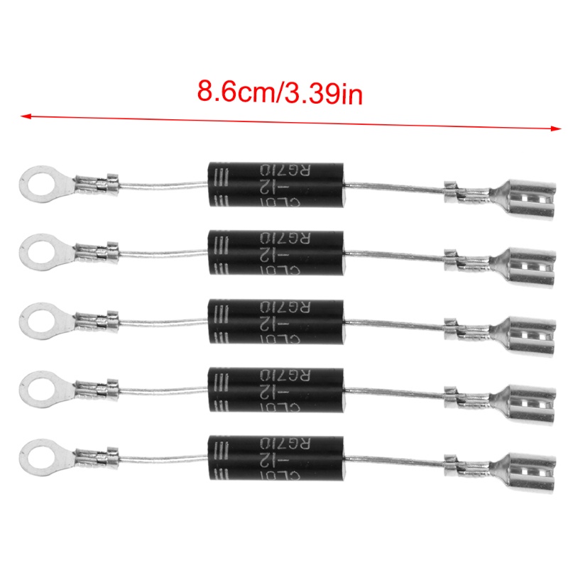 Set 5 linh kiện diode chỉnh lưu điện áp cao cho lò vi sóng