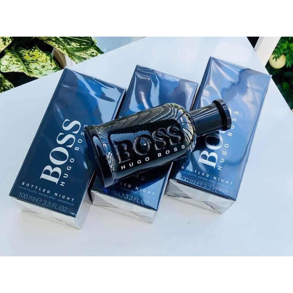 Nước Hoa Dầu Thơm Nam Hugô Boss Bottle Night 100ml EDT Mạnh Mẽ Lịch Lãm