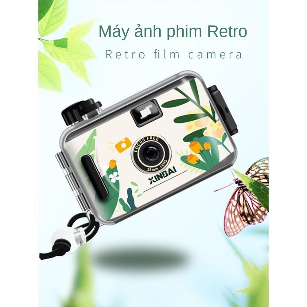 máy ảnh point-and-shoot retro film ngày sinh viên quà tặng camera HD mini chống nước hỗ trợ tùy chỉnh