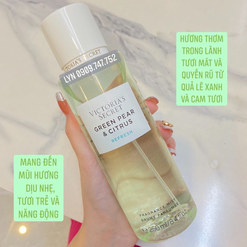 [VIC 250ml] Nước Hoa Xịt Toàn Thân Victoria’s Secret body Mist Temptation Love Spell Velvet Petals VS Kim Tuyến