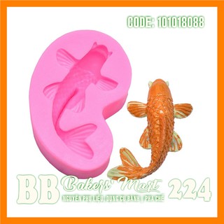 Khuôn silicone 4D Cá KOI nhỏ 1c