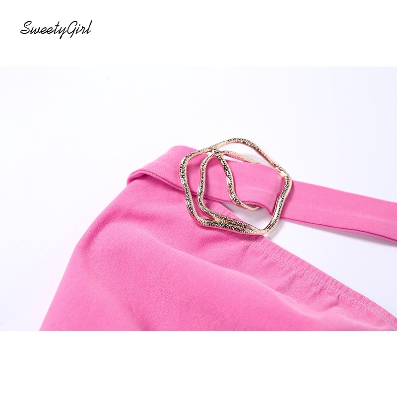 Đầm mini hai dây ôm dáng màu sắc trơn gợi cảm cho nữ