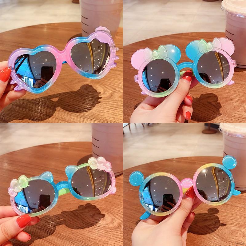 Kính Mát Chống Tia Uv400 Trang Trí Dễ Thương Cho Bé