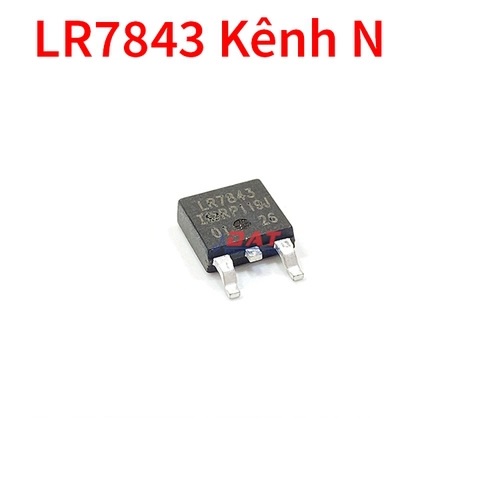 Mosfet Kênh N IRLR7843 LR7843 TO-252 30V 161A