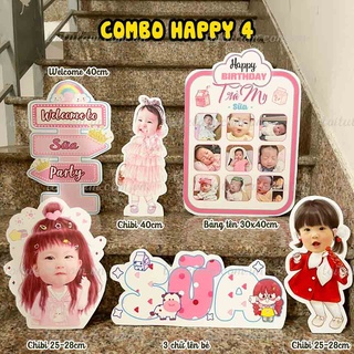 Combo Chibi trang trí sinh nhật cho bé - Tôi Tự Làm