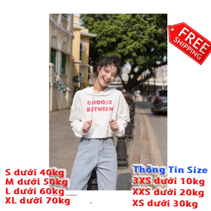 [FREESHIP TOÀN QUỐC] Áo hoodie croptop nữ form rộng đi học | BigBuy360 - bigbuy360.vn